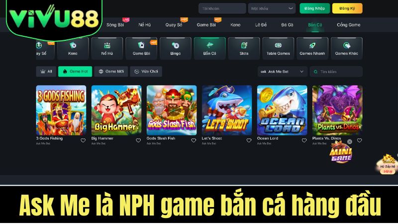 bắn cá VIVU88 Ask Me