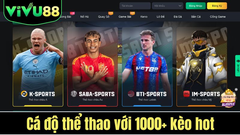Cá độ thể thao VIVU88