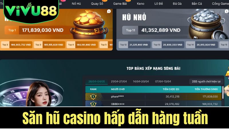 Săn hũ casino VIVU88
