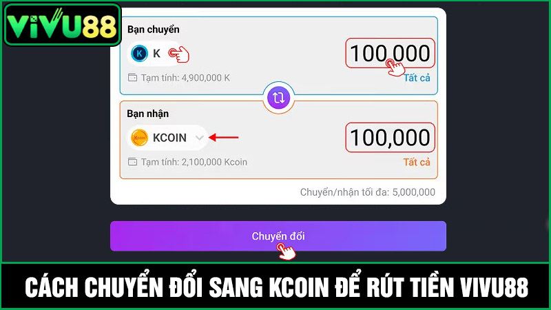  rút tiền Vivu88 bằng giao dịch P2P
