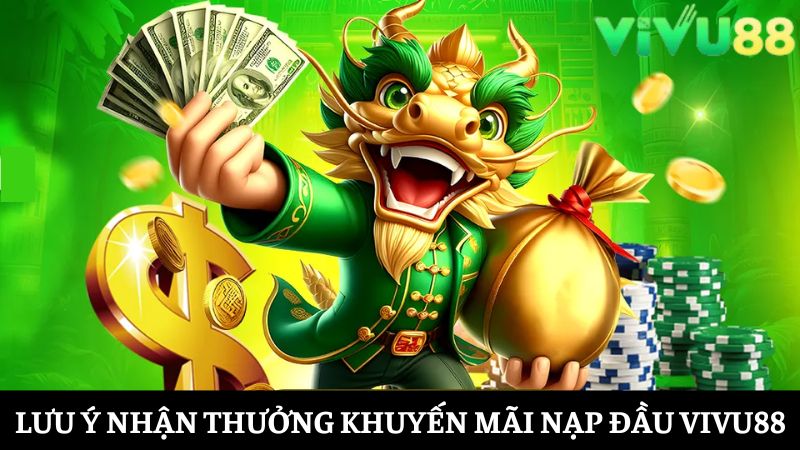  lưu ý Vivu88 khuyến mãi thưởng nạp đầu