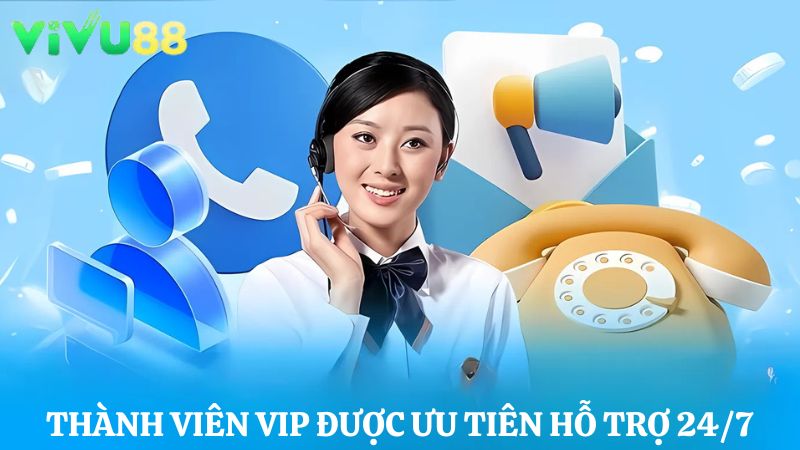 ưu đãi đặc quyền VIP tại Vivu88